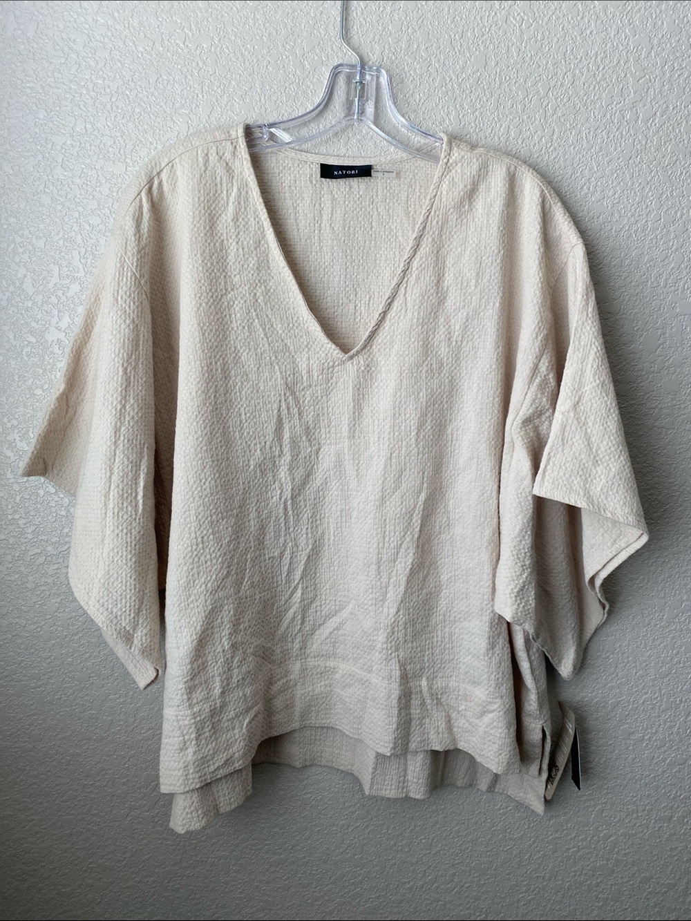 Natory Blouse tan/onsen Size: Small